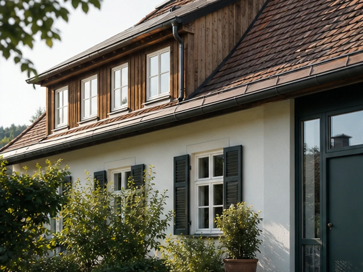 Detail eines österreichischen Wohnhauses im Familienbesitz